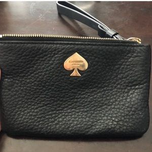 Kate Spade Black Wristlet